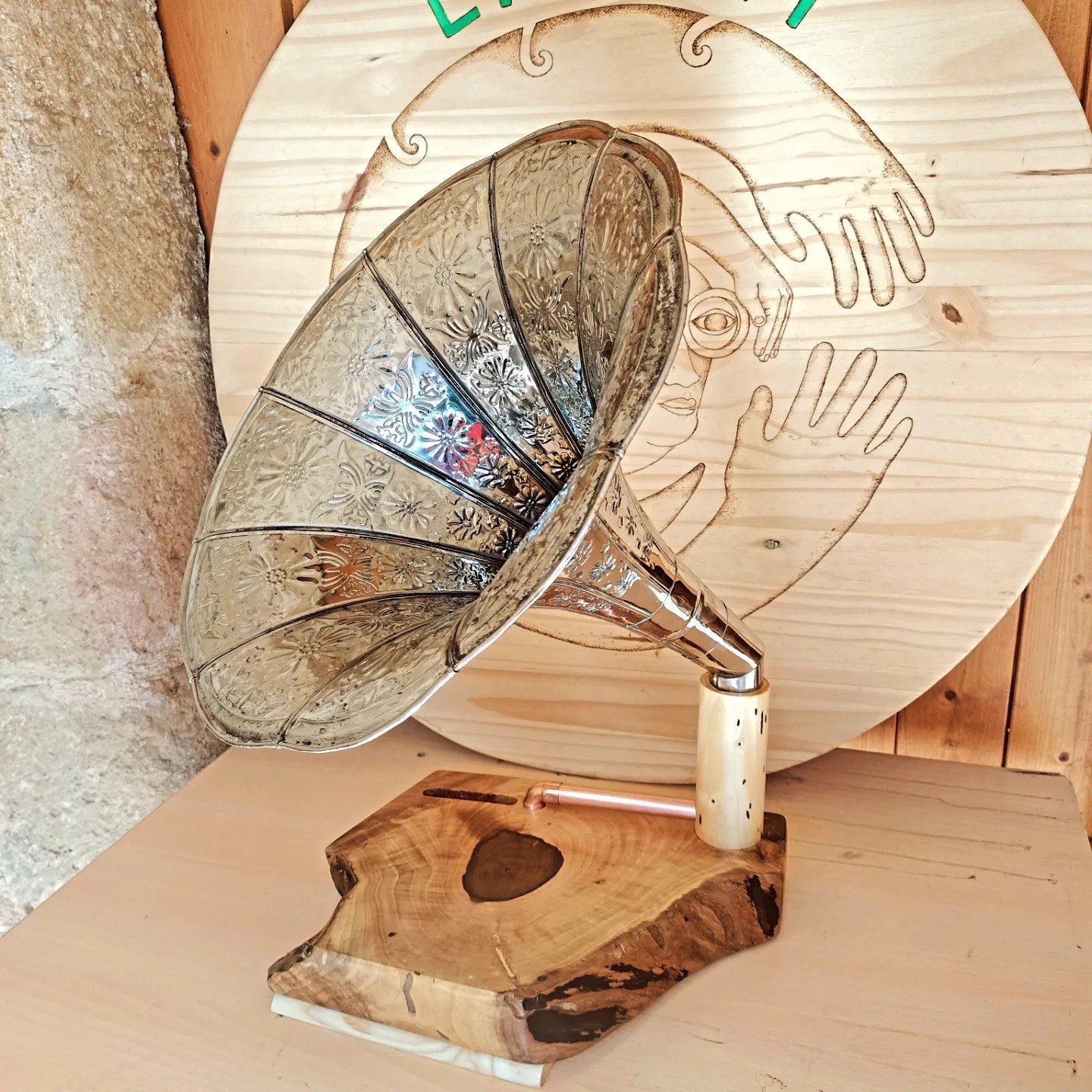 Enceinte bois