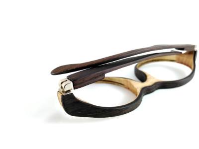 Charnières lunettes en bois