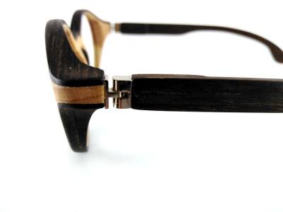Charnières lunettes en bois